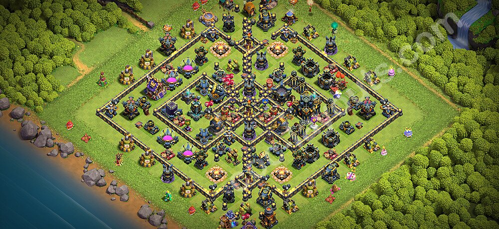 Anti Everything TH17 Base Plan with Link, Copy Town Hall 17 Design 2026, #82