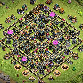 Farming Base Village HDV 17 + Lien (Link) 2025 - Hôtel de Ville 17 Base Copier - #19