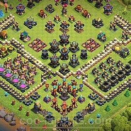 Base plan TH17 (design / layout) with Link, Anti Everything for Farming 2025, #27