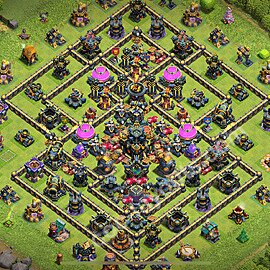 Gute Base für Farm RH17 + Link, Anti 3 Sterne 2025 - COC Rathaus 17 - #30