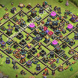 Расстановка базы ТХ 17 2025 для фарма / защиты ресурсов Скопировать, Анти 3 Звезды, #37