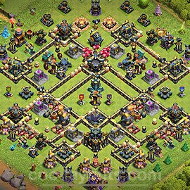 Diseño de aldea para farming Ayuntamiento 17 Copiar - COC TH17 Perfecta Distribucion 2025 + Enlace - #38