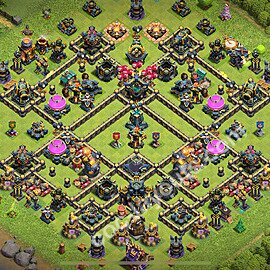 Municipio livello 17 Base + Link - Miglior Disposizione villaggio per Farming COC 2025 TH17 - #38