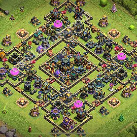 Farming Base Village HDV 17 + Lien (Link) 2025 - Hôtel de Ville 17 Base Copier - #8