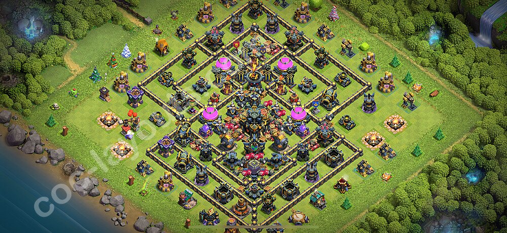 Gute Base für Farm RH17 + Link, Anti 3 Sterne 2025 - COC Rathaus 17 - #30