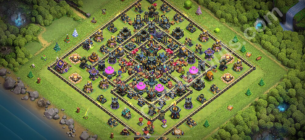 الخطة الأساسية للزراعة في قاعة المدينة 17 ، البديل 4