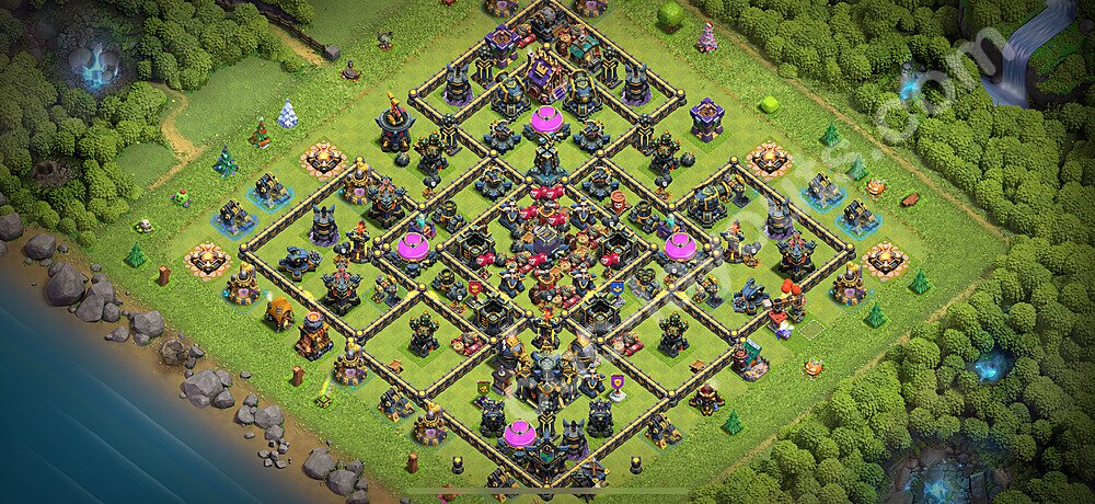 الخطة الأساسية للزراعة في قاعة المدينة 17 ، البديل 9