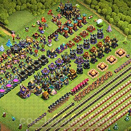 Troll Funny Diseño de aldea Ayuntamiento 17 Copiar - COC TH17 Perfecta Art Distribucion 2025 + Enlace - #6