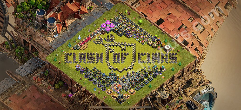 Municipio livello 17 Troll Funny Base + Link - Miglior Art Disposizione Villaggio COC 2025 TH17 - #14