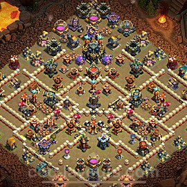 Die Clan War Base RH17 + Link 2025 - COC Rathaus Level 17 Kriegsbase (CK / CW) - #10