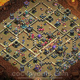 Die Clan War Base RH17 + Link 2025 - COC Rathaus Level 17 Kriegsbase (CK / CW) - #110