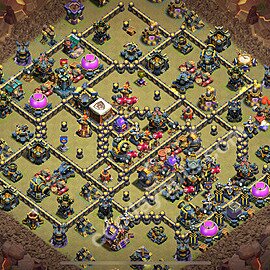 TH17 War Base Plan with Link, Copy Town Hall 17 CWL Design 2025, #110