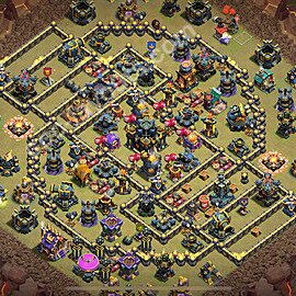 Diseño de aldea para Guerra Ayuntamiento 17 Copiar - COC TH17 Perfecta Distribucion 2025 + Enlace - #113