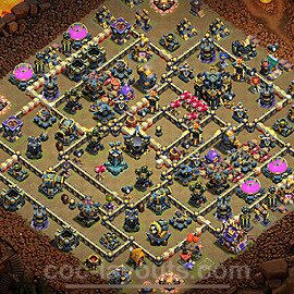 Top Base de Guerre HDV 17 + Lien (Link), Anti tout 2025 gdc - Hôtel de Ville 17 Base Copier - #114