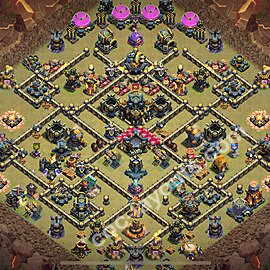 Top Base de Guerre HDV 17 + Lien (Link), Anti tout 2025 gdc - Hôtel de Ville 17 Base Copier - #130