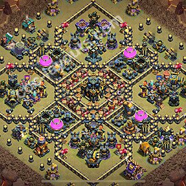Municipio livello 17 Base di Guerra + Link, Anti tutto - Miglior Disposizione Villaggio COC 2025 TH17 - #135