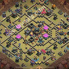 Военная База ТХ 17 2025 Анти 3 Звезды для Лиги Войны Кланов (КВ / ЛВК) Скопировать, Анти Все, #140