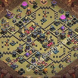 Diseño de aldea para Guerra Ayuntamiento 17 Copiar - COC TH17 Perfecta Distribucion 2025 + Enlace - #144