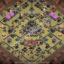 Top Base de Guerre HDV 17 + Lien (Link), Ligue des légendes 2025 gdc - Hôtel de Ville 17 Base Copier - #145