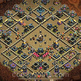 TH17 War Base Plan with Link, Anti Air / Electro Dragon, Copy Town Hall 17 CWL Design 2025, #146