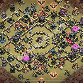 Municipio livello 17 Base di Guerra + Link - Miglior Disposizione Villaggio COC 2025 TH17 - #147