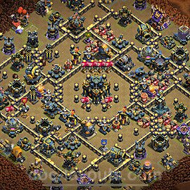 Die Clan War Base RH17 + Link, Anti Alles 2025 - COC Rathaus Level 17 Kriegsbase (CK / CW) - #162