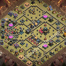 TH17 War Base Plan with Link, Copy Town Hall 17 CWL Design 2026, #163