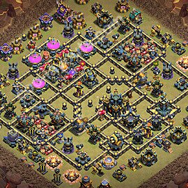 Die Clan War Base RH17 + Link, Anti Alles 2026 - COC Rathaus Level 17 Kriegsbase (CK / CW) - #166