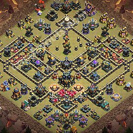 Municipio livello 17 Base di Guerra + Link - Anti 3 Stelle Disposizione Villaggio COC 2026 TH17 - #170