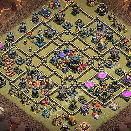 Die Clan War Base RH17 + Link 2026 - COC Rathaus Level 17 Kriegsbase (CK / CW) - #172