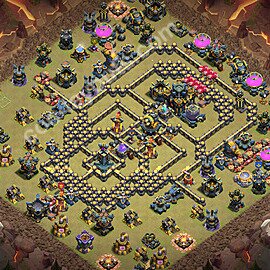 TH17 War Base Plan with Link, Copy Town Hall 17 CWL Design 2026, #185