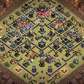 Die Clan War Base RH17 + Link, Anti Air / Electro Dragon 2026 - COC Rathaus Level 17 Kriegsbase (CK / CW) - #190