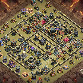 TH17 War Base Plan with Link, Anti Everything, Copy Town Hall 17 CWL Design 2026, #191