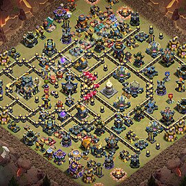 Top Anti 3 Etoiles Base de Guerre HDV 17 + Lien (Link) 2026 gdc - Hôtel de Ville 17 Base Copier - #195