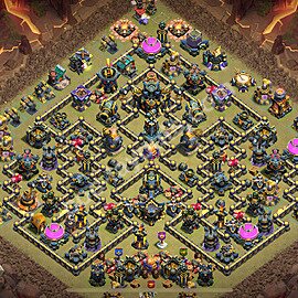 Die Anti 3 Sterne Clan War Base RH17 + Link 2025 - COC Rathaus Level 17 Kriegsbase (CK / CW) - #23