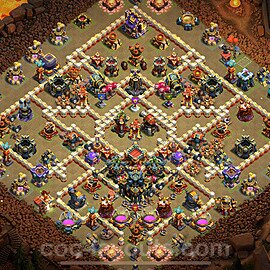 TH17 War Base Plan with Link, Copy Town Hall 17 CWL Design 2024, #31