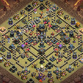 TH17 Anti 3 Stars CWL War Base Plan with Link, Anti Everything, Copy Town Hall 17 Design 2026, #6