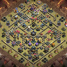 Diseño de aldea para Guerra Ayuntamiento 17 Copiar, Anti Todo - COC TH17 Perfecta Distribucion 2026 + Enlace - #7