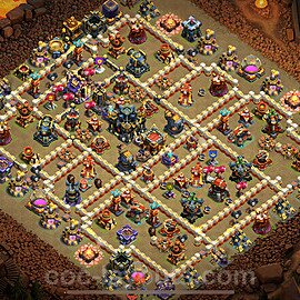 Die Anti 3 Sterne Clan War Base RH17 + Link 2025 - COC Rathaus Level 17 Kriegsbase (CK / CW) - #8