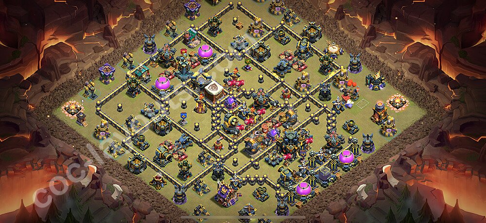 Diseño de aldea para Guerra Ayuntamiento 17 Copiar - COC TH17 Perfecta Distribucion 2025 + Enlace - #110