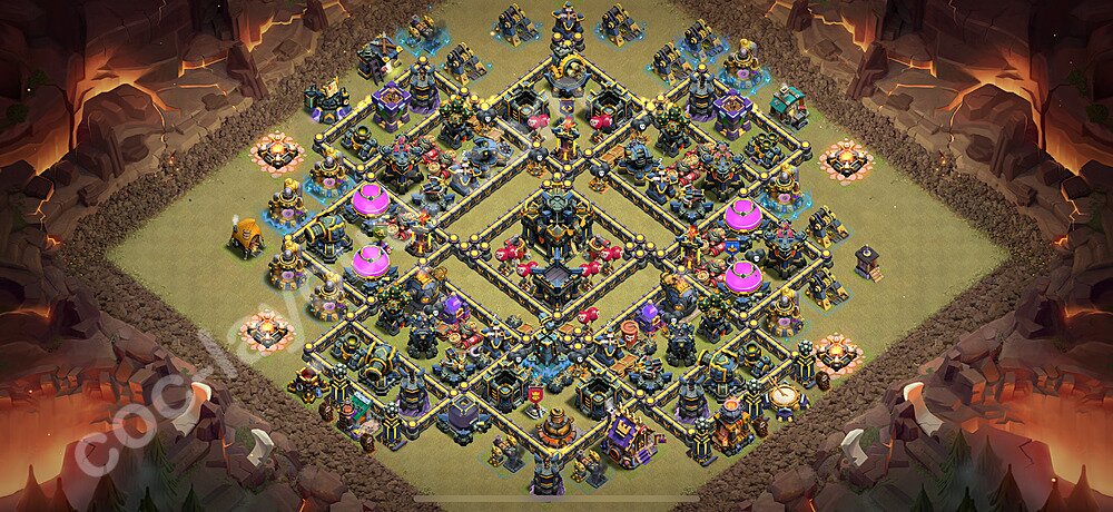 Die Clan War Base RH17 + Link, Anti Alles 2025 - COC Rathaus Level 17 Kriegsbase (CK / CW) - #120