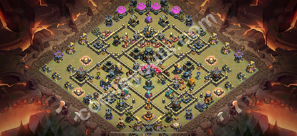 Die Clan War Base RH17 + Link, Anti Alles 2025 - COC Rathaus Level 17 Kriegsbase (CK / CW) - #130
