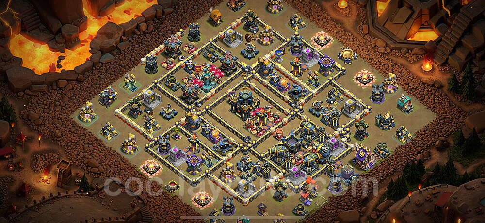 Top Base de Guerre HDV 17 + Lien (Link), Anti tout 2025 gdc - Hôtel de Ville 17 Base Copier - #131
