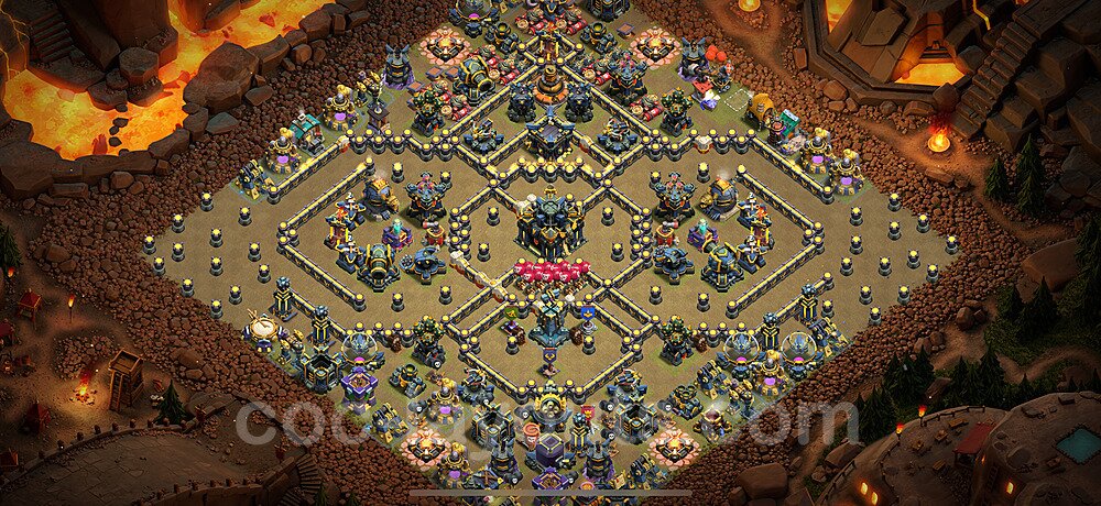 Top Base de Guerre HDV 17 + Lien (Link) 2025 gdc - Hôtel de Ville 17 Base Copier - #136