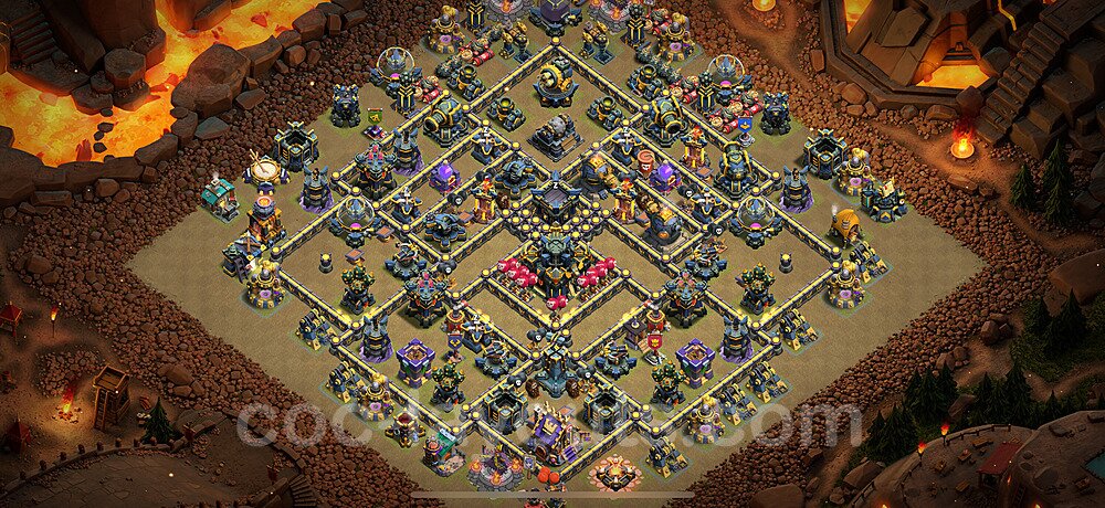 Die Clan War Base RH17 + Link, Anti Alles 2025 - COC Rathaus Level 17 Kriegsbase (CK / CW) - #139