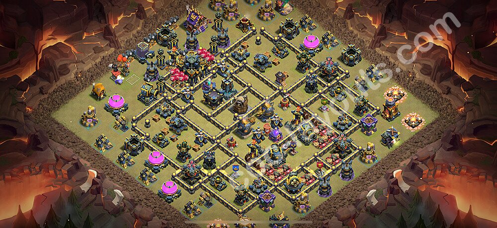 Военная База ТХ 17 2025 Анти 3 Звезды для Лиги Войны Кланов (КВ / ЛВК) Скопировать, Анти Все, #142