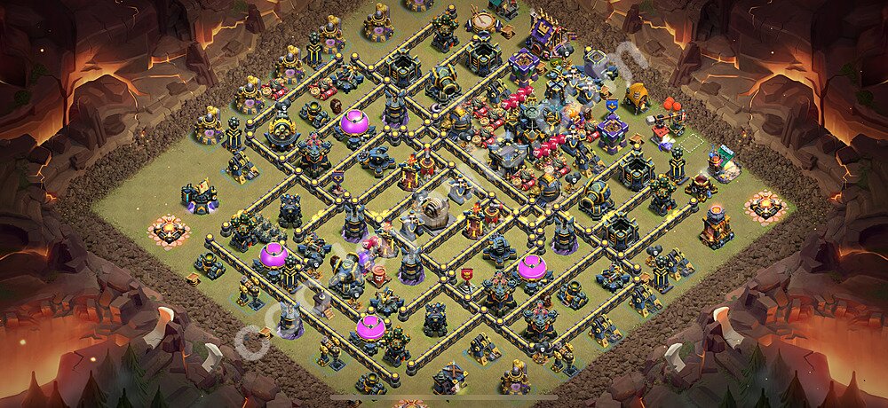 Die Clan War Base RH17 + Link 2025 - COC Rathaus Level 17 Kriegsbase (CK / CW) - #149