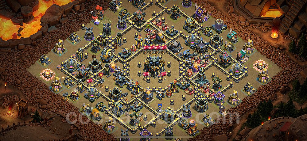 Die Clan War Base RH17 + Link, Anti Alles 2025 - COC Rathaus Level 17 Kriegsbase (CK / CW) - #162