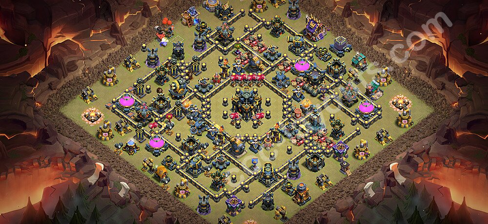 Top Base de Guerre HDV 17 + Lien (Link), Anti tout 2026 gdc - Hôtel de Ville 17 Base Copier - #162