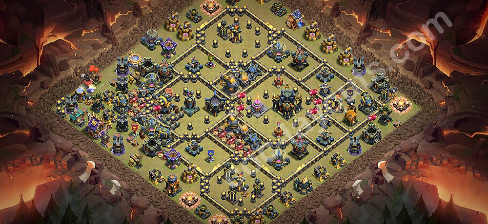 Top Base de Guerre HDV 17 + Lien (Link) 2026 gdc - Hôtel de Ville 17 Base Copier - #163